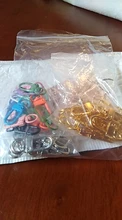 10 unids/lote broche de langosta ganchos Chapado en plata de oro DIY joyería que hace los hallazgos para llavero collar suministros de pulsera