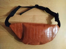 Riñonera de piel sintética de cocodrilo unisex, bolso de pecho con cinturón de alta calidad, 2019