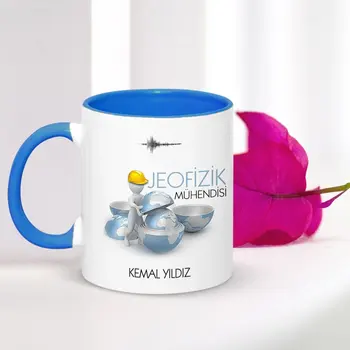 

Personalized Professional Geophysical Engineer Blue Mug Cup