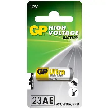 

GP103020 BATTERIES2.38 23AeGP Alkalina battery button cell