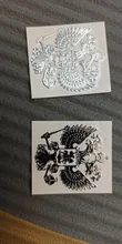 Decals Coat Eagle-Emblem Car-Stickers Arms Russian Federation Metal Nickel PITREW 