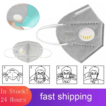 

FFP2 FFP3 Face Mouth Mask Reusable Respirator KN95 Mask Valved Dust Mask Filtration PM2.5 Safety Protective kn95 ffp2 ffp3 Mask