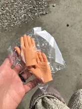 6 Tipo Adulto chico novedad juguetes dedo Fidget luminoso palma de mano Tease gato bromas broma fiesta accesorios de Cosplay para Halloween