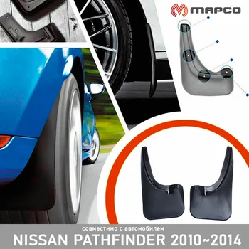 

Mudguards front for Nissan Pathfinder 2010-2014 mudguard auto styling tuning dirt protection accessories