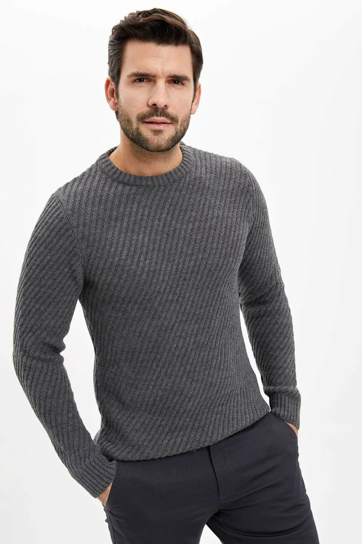 DeFacto ManPullover-R0201AZ19WN | Мужская одежда