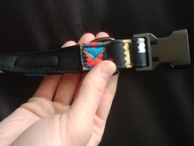 Collar de nailon personalizado para perros pequeños, medianos y grandes, con estampado colorido, correa para caminar