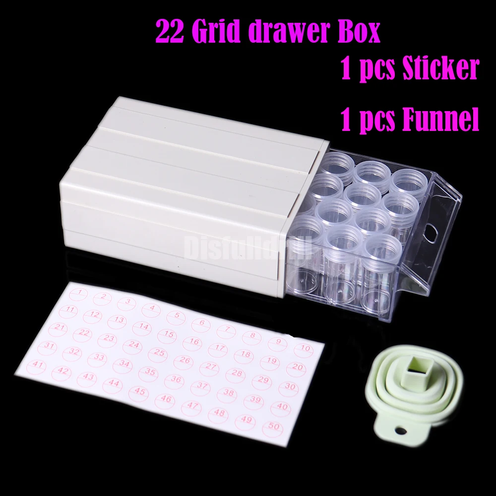 New 5d Diamond Painting Accessories Drawer Detachable Storage Box