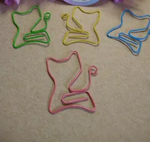 24 unids/lote forma Clips de papel creativo interesante marcador Clip Memo Clip de papel en forma de Clips para la escuela, la oficina en casa