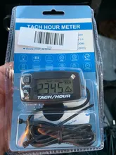 Tacómetro medidor de horas para motocicleta, tacómetro Digital para motor reiniciable, contador de RPM de Alerta de Mantenimiento para motosierras, barcos y ATV