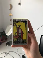 Cartas de tarot rider para adivinación, uso personal, cubierta de tarot, versión completa en inglés, gran oferta