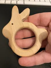 Chupete de madera con forma de Animal para bebé, colgante sin BPA, de haya, Koala, roedores, accesorios de gimnasio para bebé, productos para niños, 1 unidad