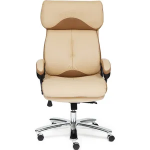 

Armchair tetchair grand leather/Deputy/fabric beige/bronze 36-34/21