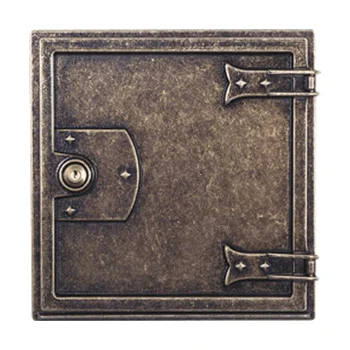 

ALUBOX SC3 door Book opening frame door brass bronzed