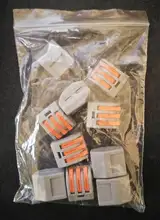 2/10/20pcs Splitter Wiring-Connector Conductor-Terminal-Block Universal PCT-222 Threader