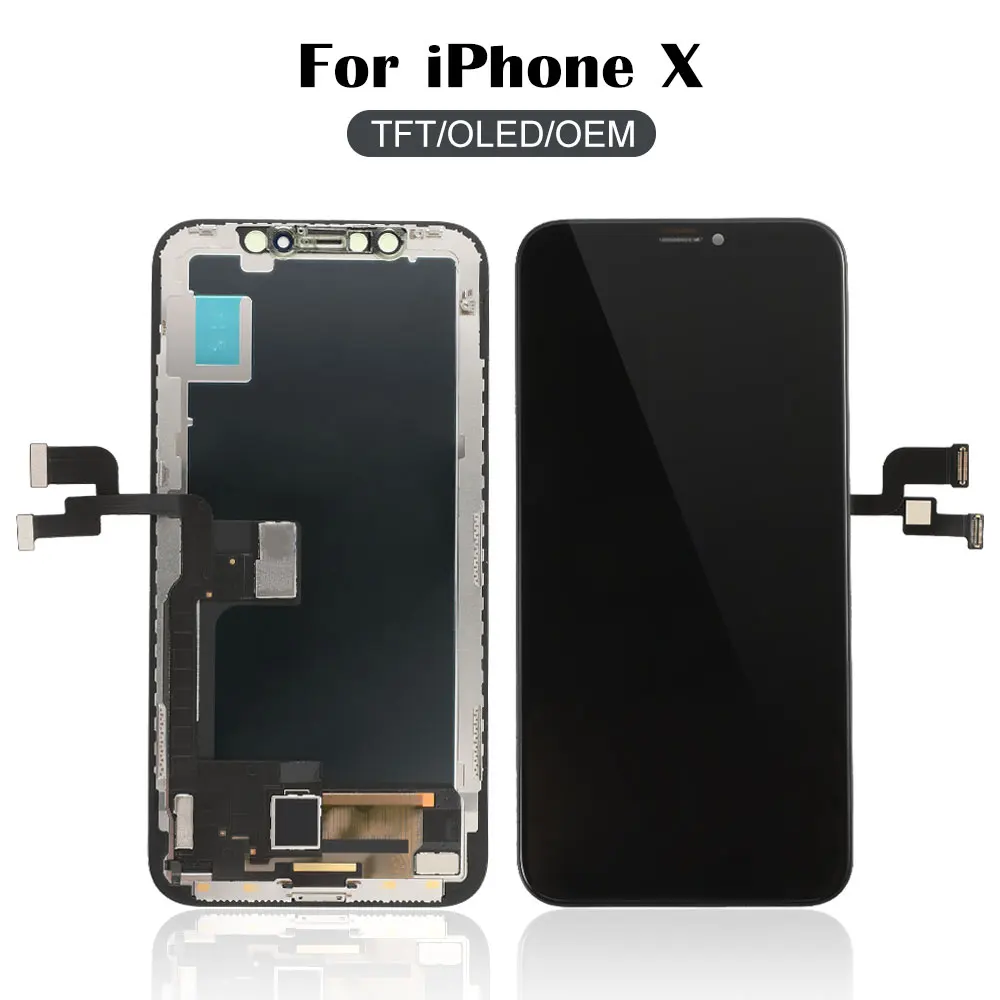 AAA + OEM для iPhone X XR XS Max OLED с 3D сенсорным дигитайзером в сборе ЖК экран запасной