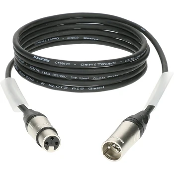 

Dmx3k0500 DMX cable, XLR 3p, 5 m, Klotz