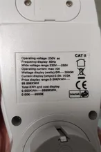 HiDANCE-medidores de potencia CA 220v, medidor de energía digital, medidor de vatios, UE, Analizador de toma de medición de coste de electricidad