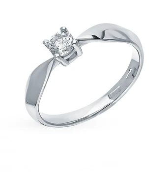 

Gold ring with diamonds sunlight sample 585