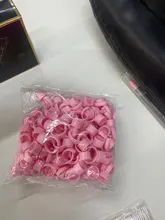 100 unids/lote tapas desechables Microblading Rosa anillo tatuaje taza para tinta de tatuaje aguja suministros accesorios maquillaje tatuaje herramientas