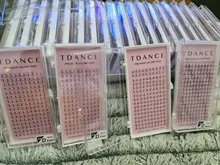 TDANCE 16 líneas Premade volumen Fans 3D/4D/5D/6D/7D Lash ruso extensiones de pestañas con volumen Pre hecho extensiones de pestañas de visón pestañas