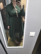 Long-Dress Spring Mozuleva Polka-Dot Vintage Vestidos Femme Women A-Line Lace-Up Elastic-Waist