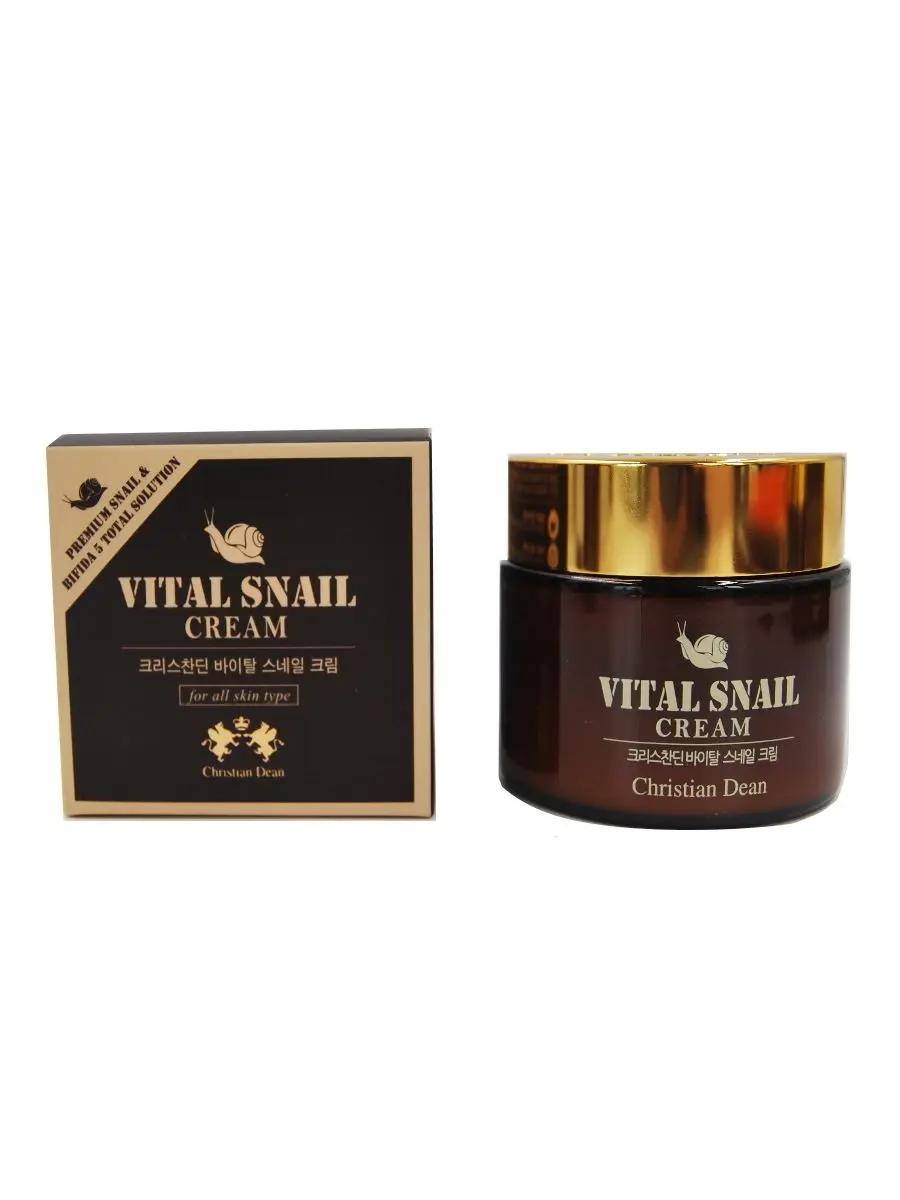 Christian Dean Vital Snail Cream Face Cream With Snail Mucin, 100 Ml