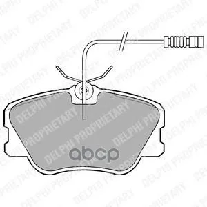 Колодки Передние Mercedes W201, W124 Lp608 Delphi арт. LP608