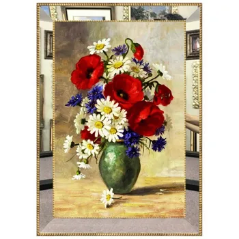 

Luxury Mirror Framed Digital Glass Canvas Painting 45 * 60 cm