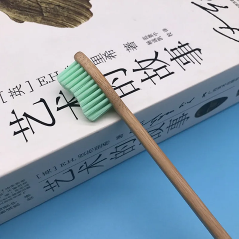 HIAISB Naturel Bamboo Toothbrush Soft Escova Bambu Environment Toot Brush for Adults