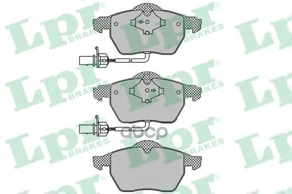 Колодки Тормозные Audi A4/A6/Volkswagen Passat 97 Передние Lpr 05p1119 Lpr арт. 05P1119