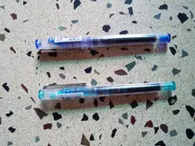 Alta calidad 10 color transparente de gran capacidad tinta lapicero de Gel para estudiante de la Escuela de papelería de oficina bien bolígrafo nuevo