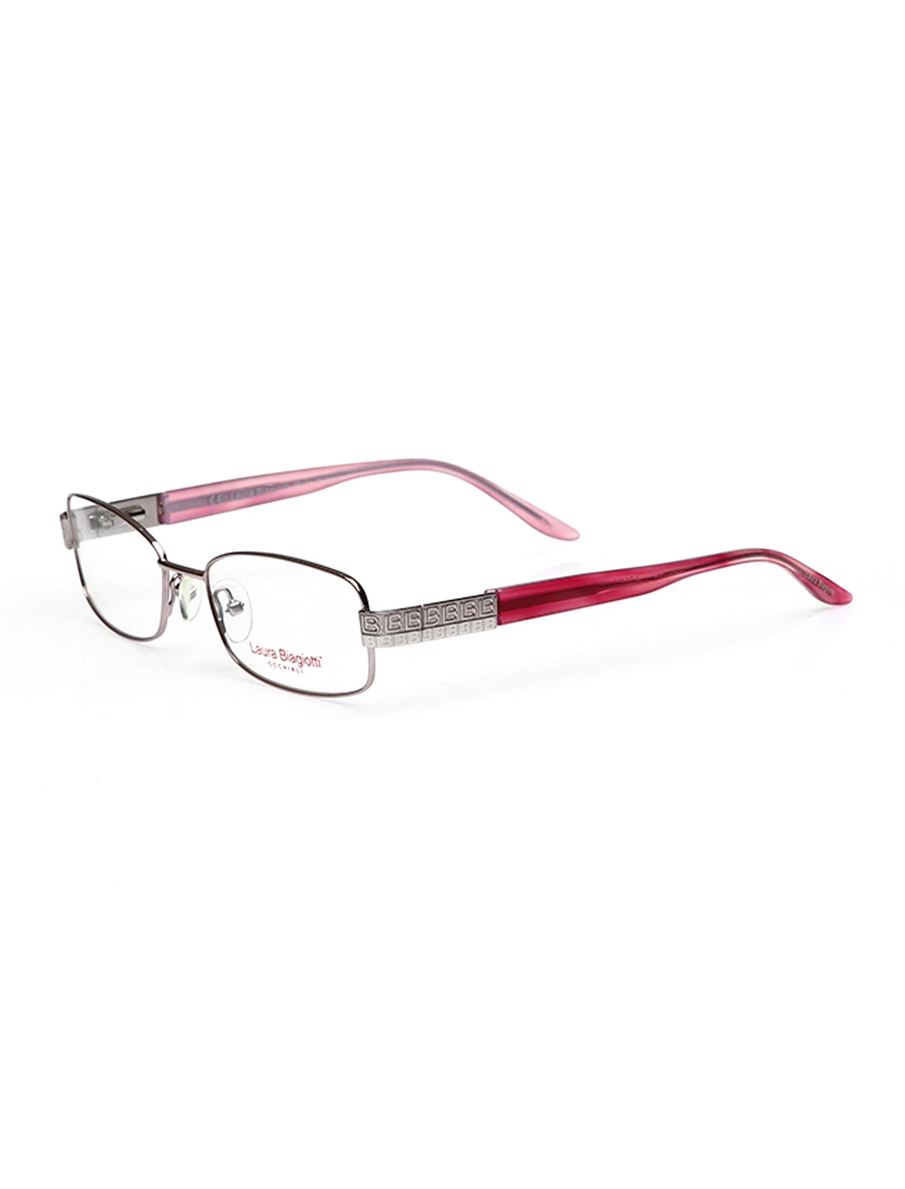 

Markamilla Women Reading Glasses Frame Demo Glasses Eyewear Transparent High Quality WomenLaura Biagiotti LB 001 PWL