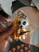 De dibujos animados lindo Animal muñeca coche llavero para hombre y mujeres amantes juego Animal cruce clave anillo pequeño de la bolsa del teléfono móvil llavero