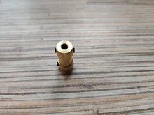 Acoplador de acoplamiento del eje de cobre del Motor de 2-5mm adaptador de funda US