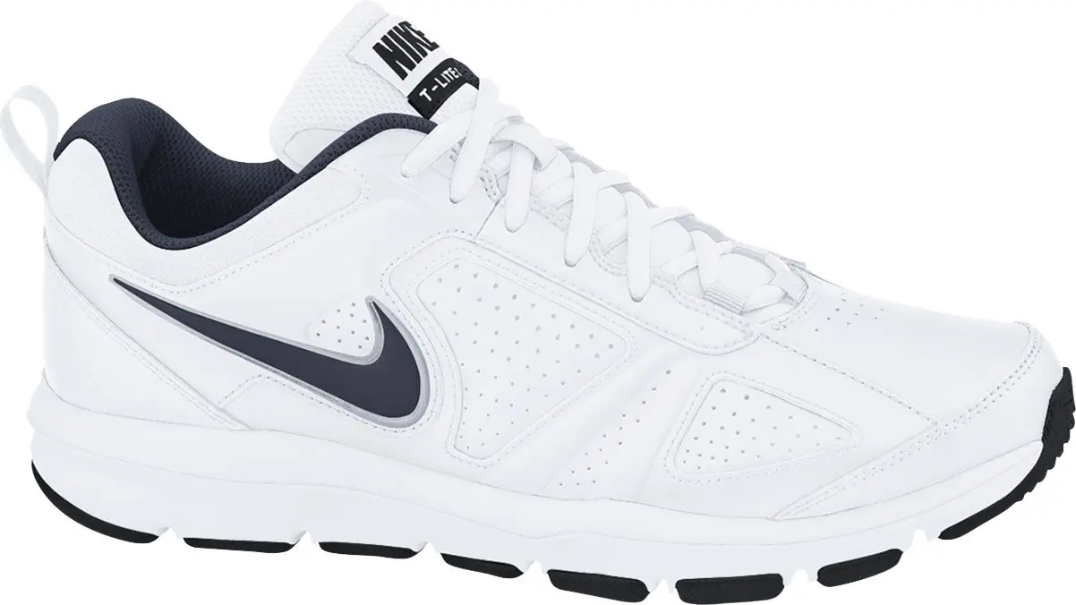 Nike model T-LITE XI color WHITE/OBSIDIAN-BLACK. Sneakers for Man.