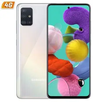 Перейти на Алиэкспресс и купить Samsung Galaxy A51 A515 смартфон с двумя sim-картами, 4 Гб ОЗУ 128 ГБ