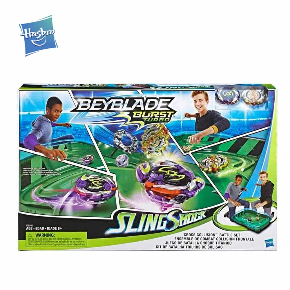 Hasbro Beyblade крест столкновения стадион детская Запуск toy E5565EU4|Волчки| |