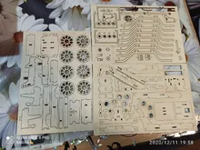 Modelo de rompecabezas de madera 3D para niños y adultos, DIY, juguetes mecánicos hechos a mano, Kit de modelo, juego de ensamblaje, modelo de barco, tren, avión
