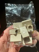 Cable-Extender-Connector Coupler-Plug-Adapter Network Internet-Tools LAN RJ45 10pcs Alloy