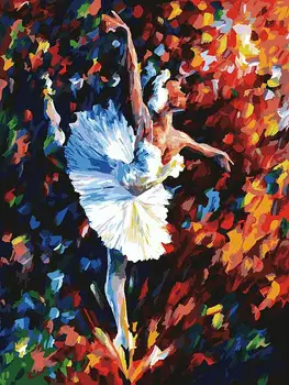 

Coloring by numbers "dance of the soul" 30x40 cm snow white 031-as
