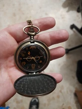 Reloj Retro de bronce estilo Harajuku, reloj de bolsillo de cuarzo, con rayos, colgante gráfico, cadena, regalo de Arte Antiguo