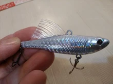 QXO 7cm 18g Fishing Lure Crankbait Squid Octopus HardMinnow Jig Metal Lure VIB Bait Winter