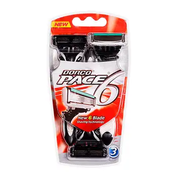 

Men's razor Dorco pace6 (3 machines)