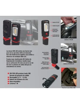 

Keblar KB14 led lamp for workshop for inspection 360 °