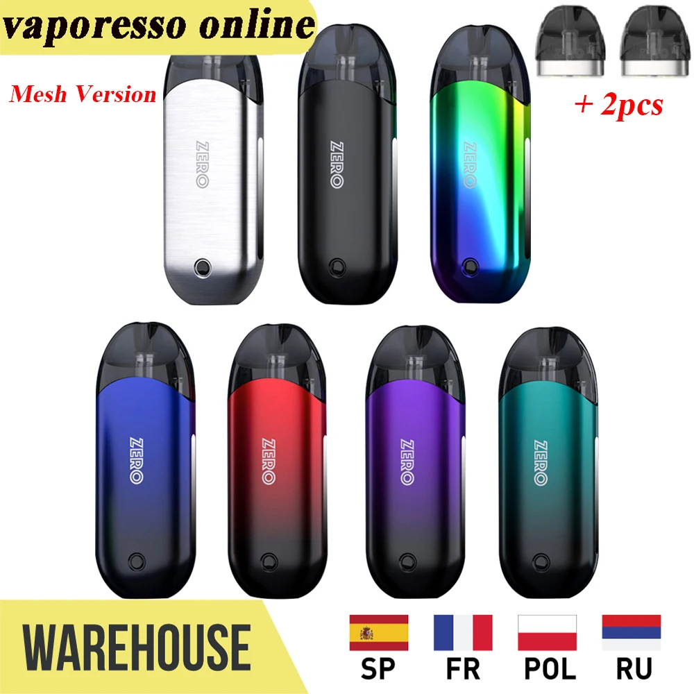 Оригинальный набор Vaporesso Renova Zero Mesh Pod встроенный аккумулятор 650 мАч электронная