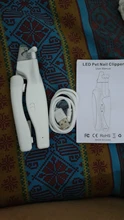 Grooming-Cutter File Light Ergonomic-Handle Nail-Clippers Safe Usb-Charging Professional