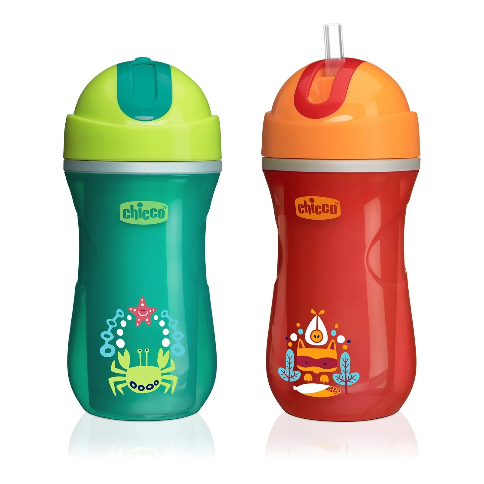 

ebebek Chicco Assorted Insulated Sport Cup with Straw 14 M+ Unisex