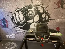 Green Wallpaper Mural Background-Wall Custom Bodybuilding Creative Gym Gorilla Fitness