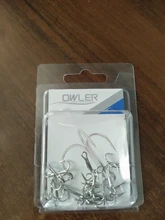 5002 Fishing-Tackle Treble-Hooks Bend Owner Pike-Bass for 15pcs/Box Round Silver-Size