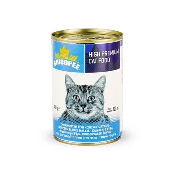 

Chicopee cat chunks fish D/cats with fish in соусе-400G x 24 PCs